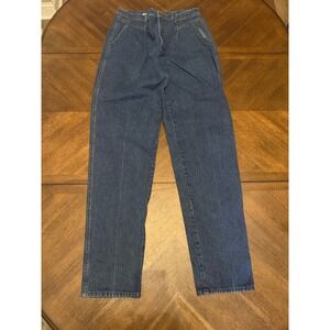 Vintage Rocky Mountain Clothing Co High Waisted‎ Pleated Jeans Made in USA 17/18